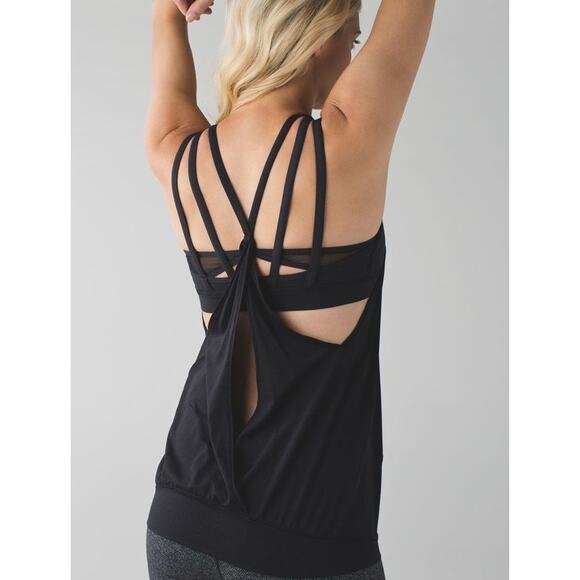 Lululemon Nouveau Limits Tank Size 8‎ in Black - Picture 6 of 7
